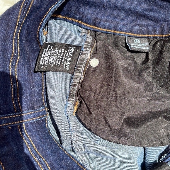 Women’s Wax Jean Los Angeles Denim High Waist Pencil Mini Button Skirt Size S - Picture 8 of 8